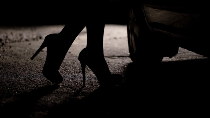 Woman in heels