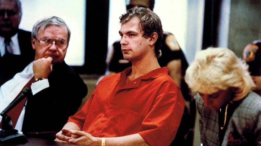Serial killer Jeffrey Dahmer at his murder trial