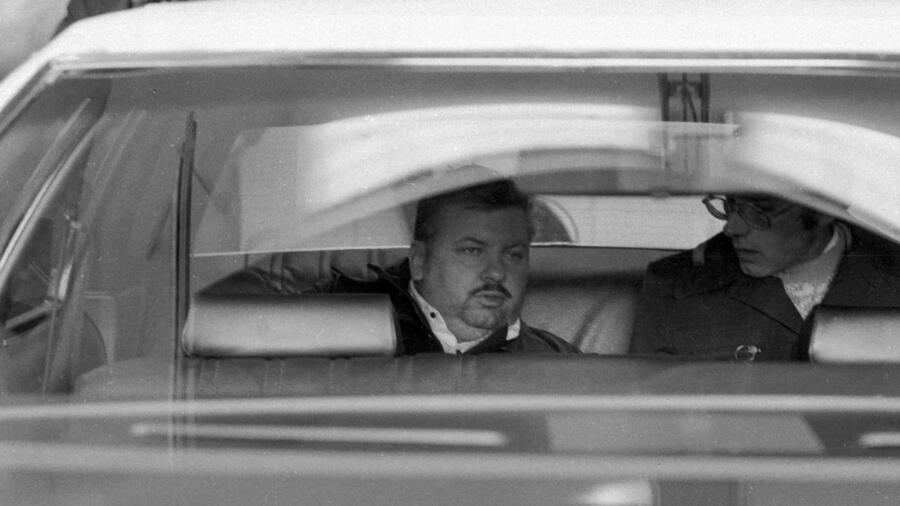 John Wayne Gacy in a car