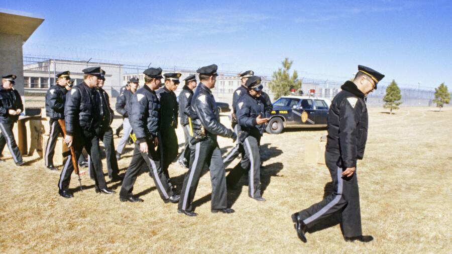 State Police at New Mexico Prison Riot