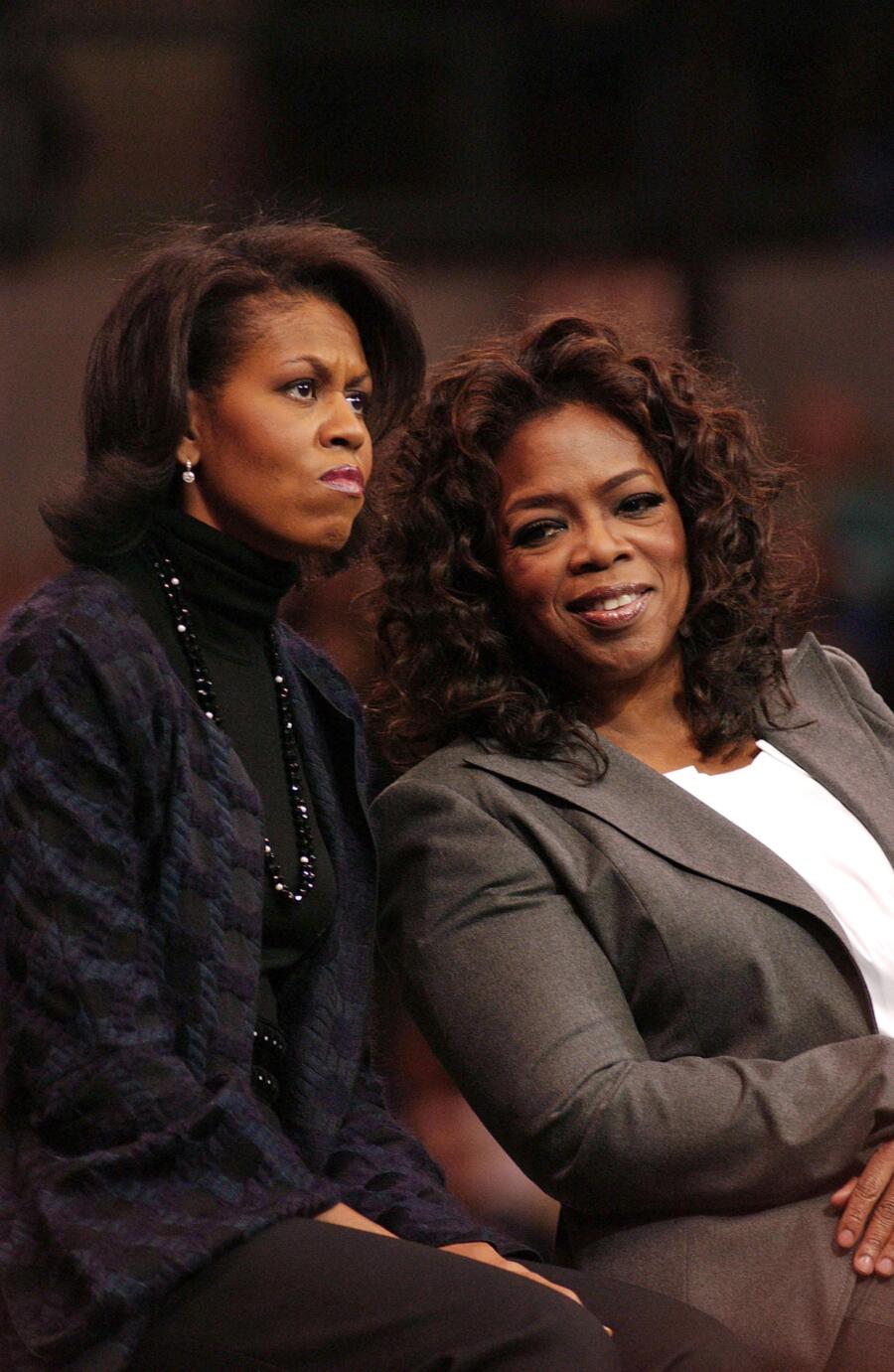 Michelle Obama and Oprah Winfrey