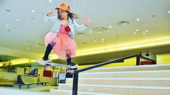 Meet The 8-Year-Old Skater Girl Shredding with The Pros