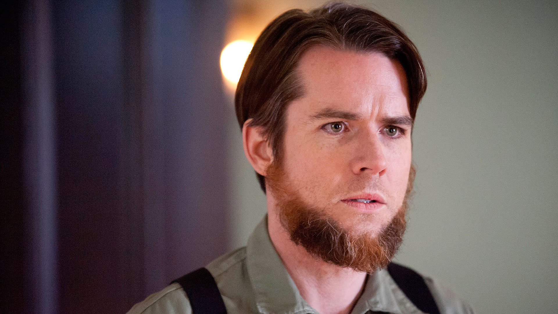 Christian Campbell stars in Lifetime's series An Amish Murder. 