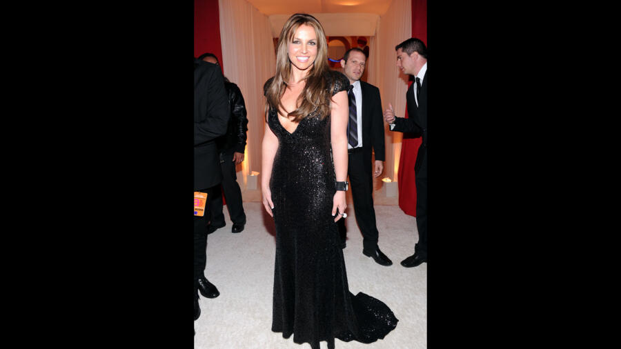 Britney Spears at the 2013 Elton John Oscar Party