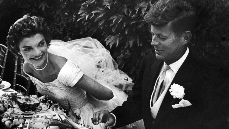 Jacqueline Bouvier and John F. Kennedy's wedding