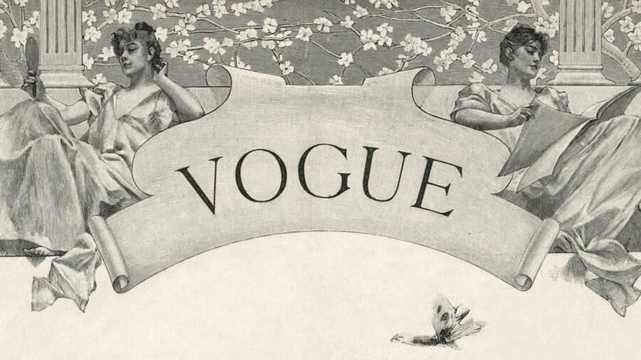 The First Issue of Vogue Magazine