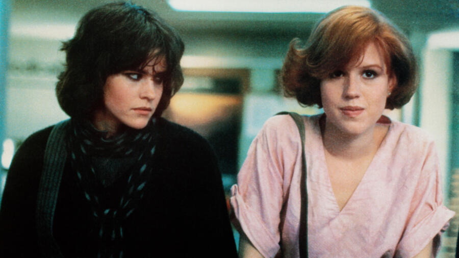 Ally Sheed and Molly Ringwald in the Breakfast Club
