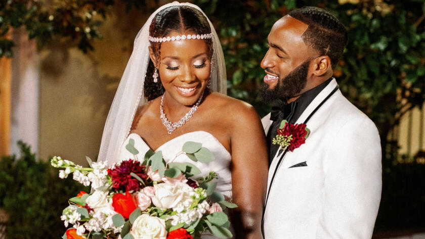 Woody and Amani at their wedding from Season 11 of Married at First Sight.