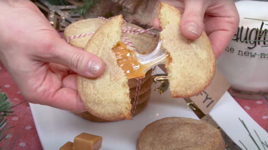 Caramel-Stuffed Snickerdoodles