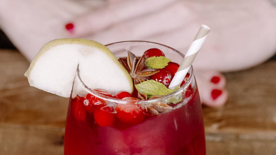 Cranberry Sauce Martini Photo