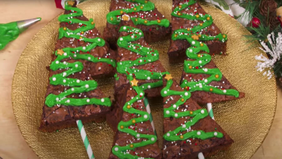 Gingerbread Brownie Tree