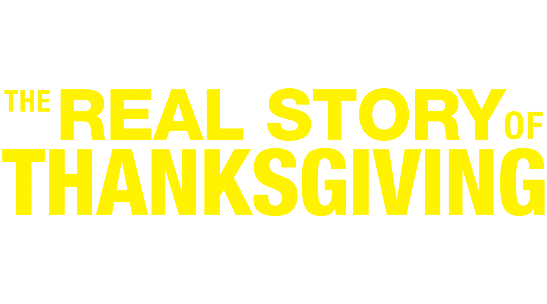 The Real Story of Thanksgiving