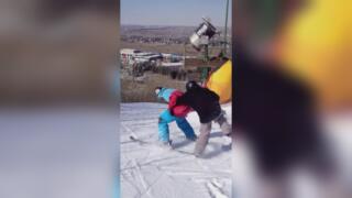 Scuffle on the Slopes
