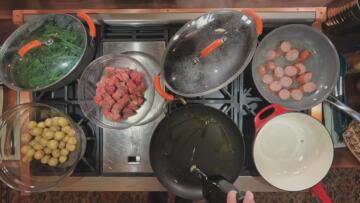 Episode 4 Cheese Fondue with Vegetables, Sausage and Beef Tips