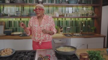 Episode 10 Encocado Shrimp with Poblano Stuffed Grits