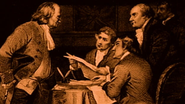 Jefferson Writes the Declaration of Independence thumbnail
