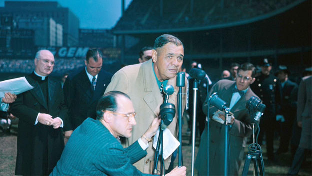 Listen to Dying Babe Ruth Addresses Fans