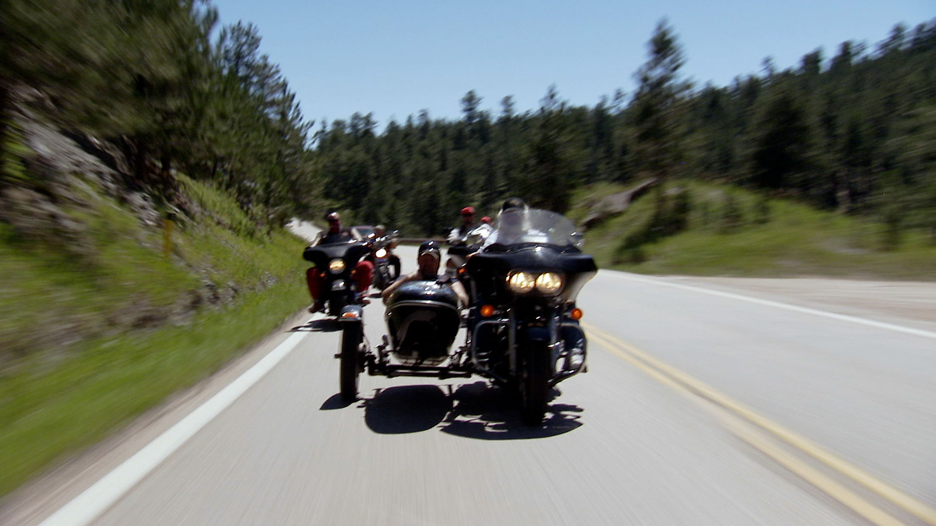 Larry Rides with the Hells Angels