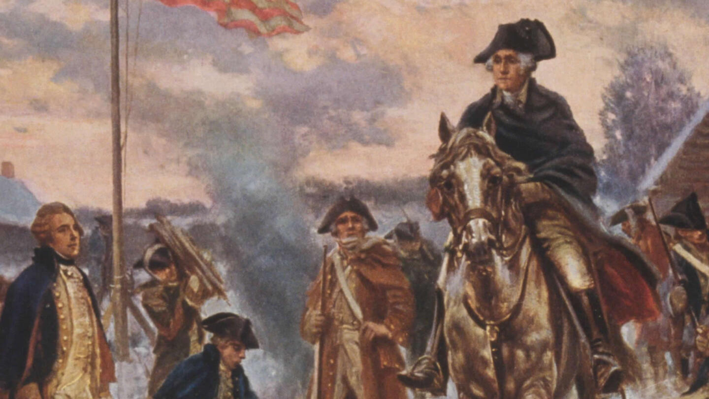 Poster for George Washington at Valley Forge