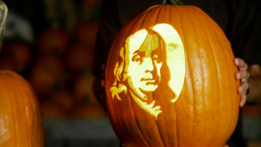 Watch Pumpkin Carving: Ben Franklin Clip | HISTORY Channel