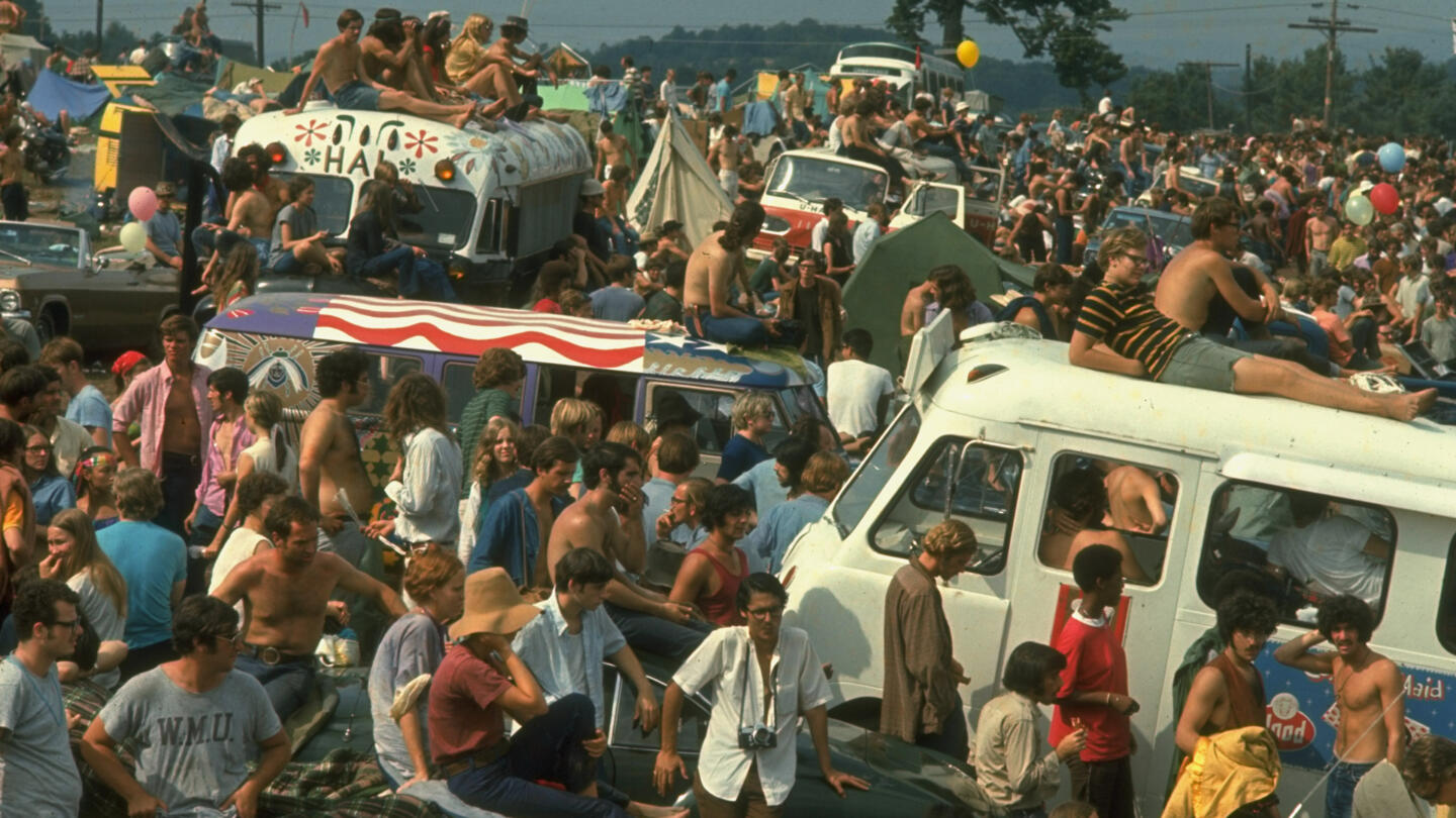 Woodstock Music Festival Opens - HISTORY
