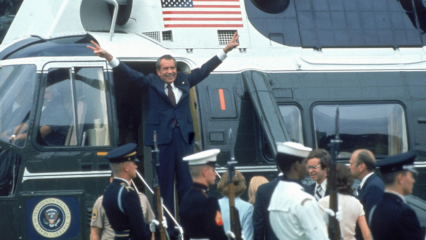 President Nixon Announces He Is Resigning - HISTORY