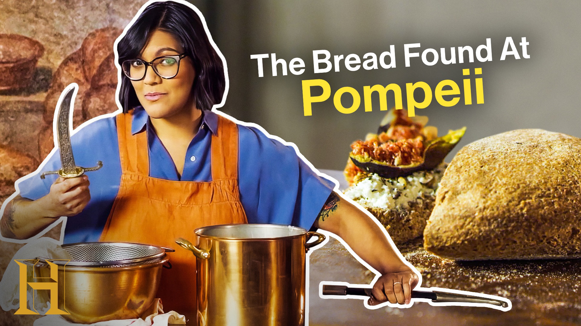 Sohla Recreates Bread and Cheese From Pompeii