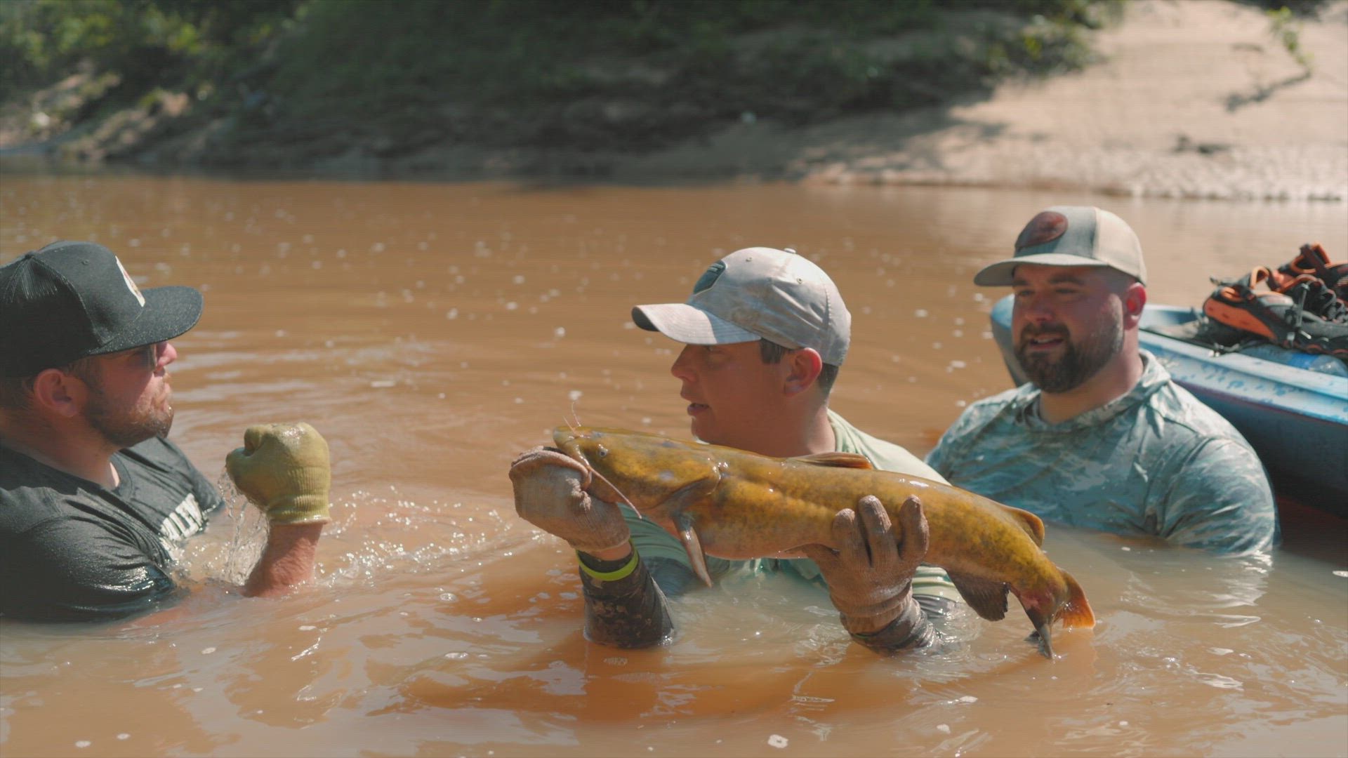 Oklahoma Catfish Noodling